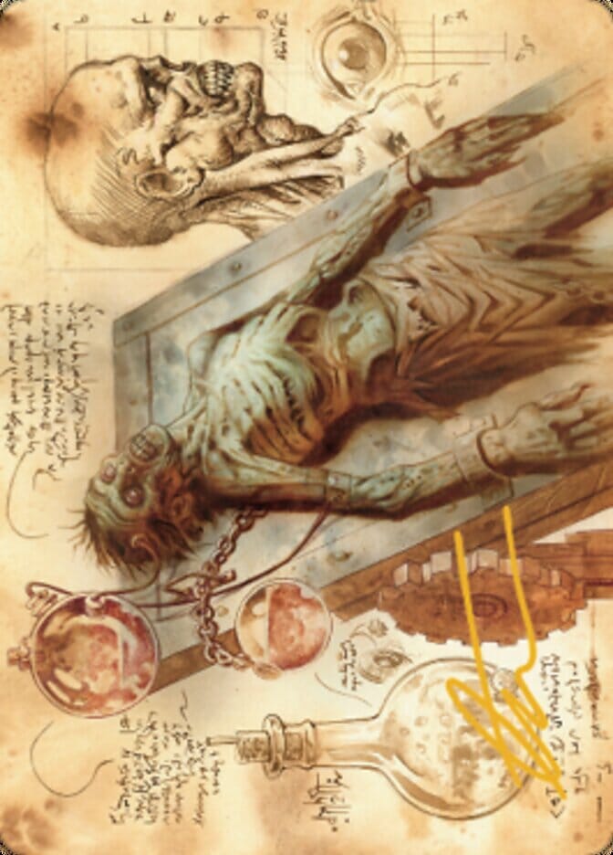 Ashnod's Altar Art Card (Gold-Stamped Signature) [The Brothers' War Art Series] MTG Single Magic: The Gathering  | Multizone: Comics And Games