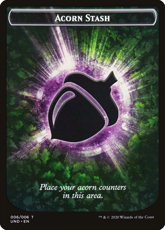 Giant Teddy Bear // Acorn Stash Double-sided Token [Unsanctioned Tokens] MTG Single Magic: The Gathering  | Multizone: Comics And Games