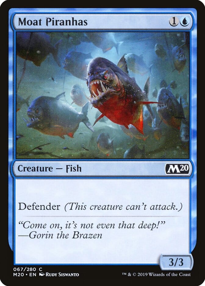 Moat Piranhas [Core Set 2020] MTG Single Magic: The Gathering  | Multizone: Comics And Games