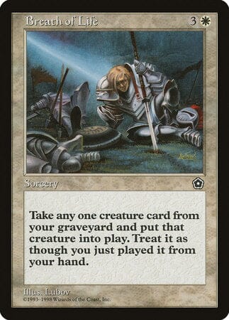 Breath of Life [Portal Second Age] MTG Single Magic: The Gathering  | Multizone: Comics And Games