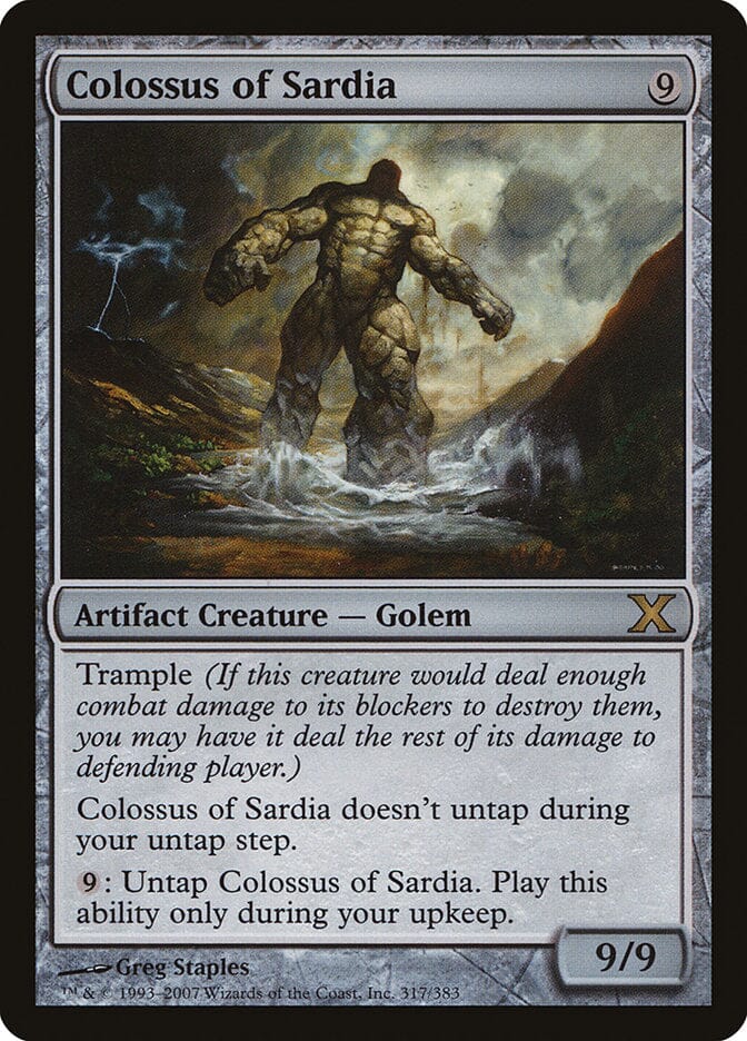 Colossus of Sardia [Tenth Edition] MTG Single Magic: The Gathering  | Multizone: Comics And Games