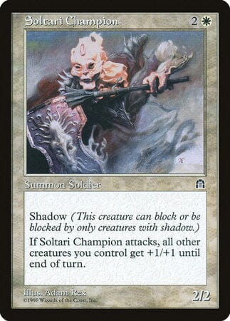 Soltari Champion [Stronghold] MTG Single Magic: The Gathering  | Multizone: Comics And Games