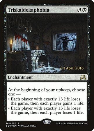 Triskaidekaphobia [Shadows over Innistrad Promos] MTG Single Magic: The Gathering  | Multizone: Comics And Games