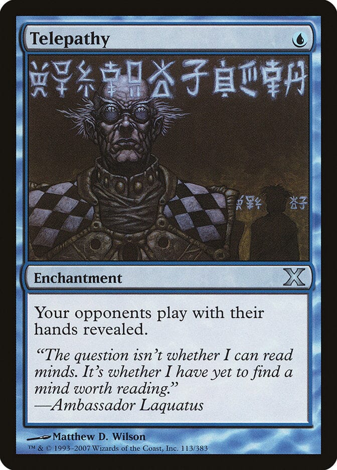 Telepathy [Tenth Edition] MTG Single Magic: The Gathering  | Multizone: Comics And Games