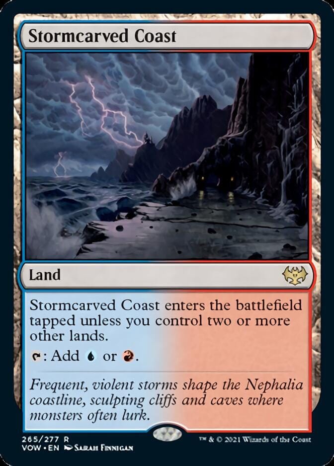 Stormcarved Coast [Innistrad: Crimson Vow] MTG Single Magic: The Gathering  | Multizone: Comics And Games