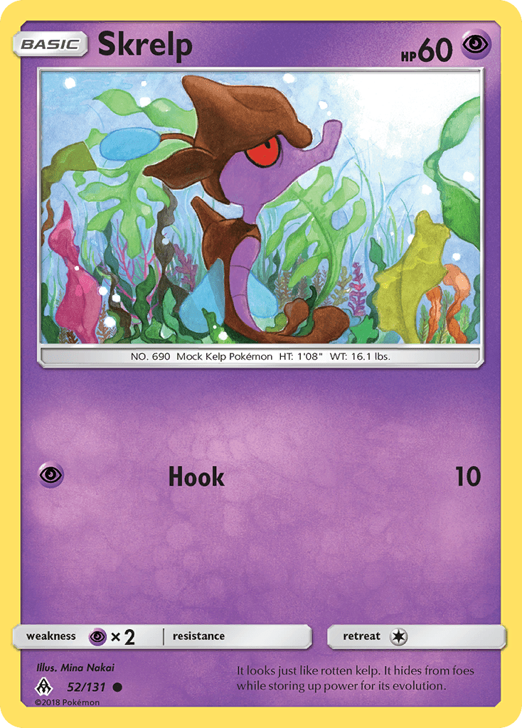 Skrelp (52/131) [Sun & Moon: Forbidden Light] Pokemon Single Pokémon  | Multizone: Comics And Games
