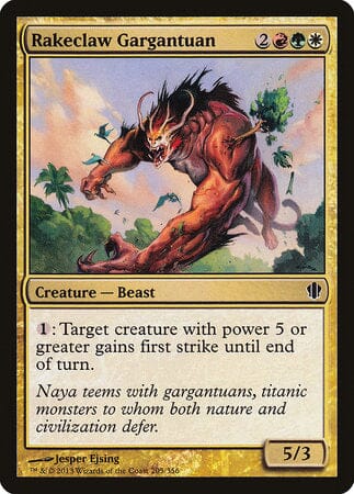 Rakeclaw Gargantuan [Commander 2013] MTG Single Magic: The Gathering  | Multizone: Comics And Games