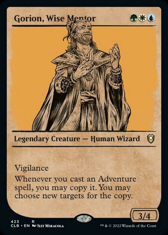 Gorion, Wise Mentor (Showcase) [Commander Legends: Battle for Baldur's Gate] MTG Single Magic: The Gathering  | Multizone: Comics And Games