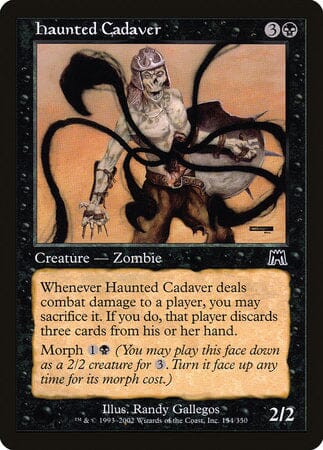 Haunted Cadaver [Onslaught] MTG Single Magic: The Gathering  | Multizone: Comics And Games