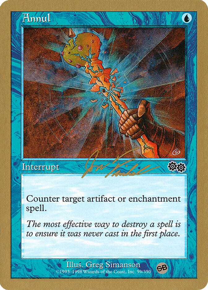 Annul (Jon Finkel) (SB) [World Championship Decks 2000] MTG Single Magic: The Gathering  | Multizone: Comics And Games