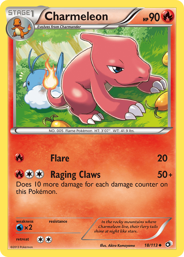 Charmeleon (18/113) [Black & White: Legendary Treasures] Pokemon Single Pokémon  | Multizone: Comics And Games