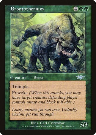 Brontotherium [Legions] MTG Single Magic: The Gathering  | Multizone: Comics And Games