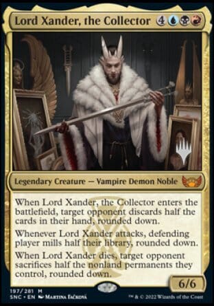 Lord Xander, the Collector (Promo Pack) [Streets of New Capenna Promos] MTG Single Magic: The Gathering  | Multizone: Comics And Games