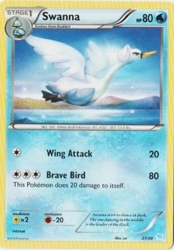 Swanna (27/30) [XY: Trainer Kit 3 - Suicune] Pokemon Single Pokémon  | Multizone: Comics And Games