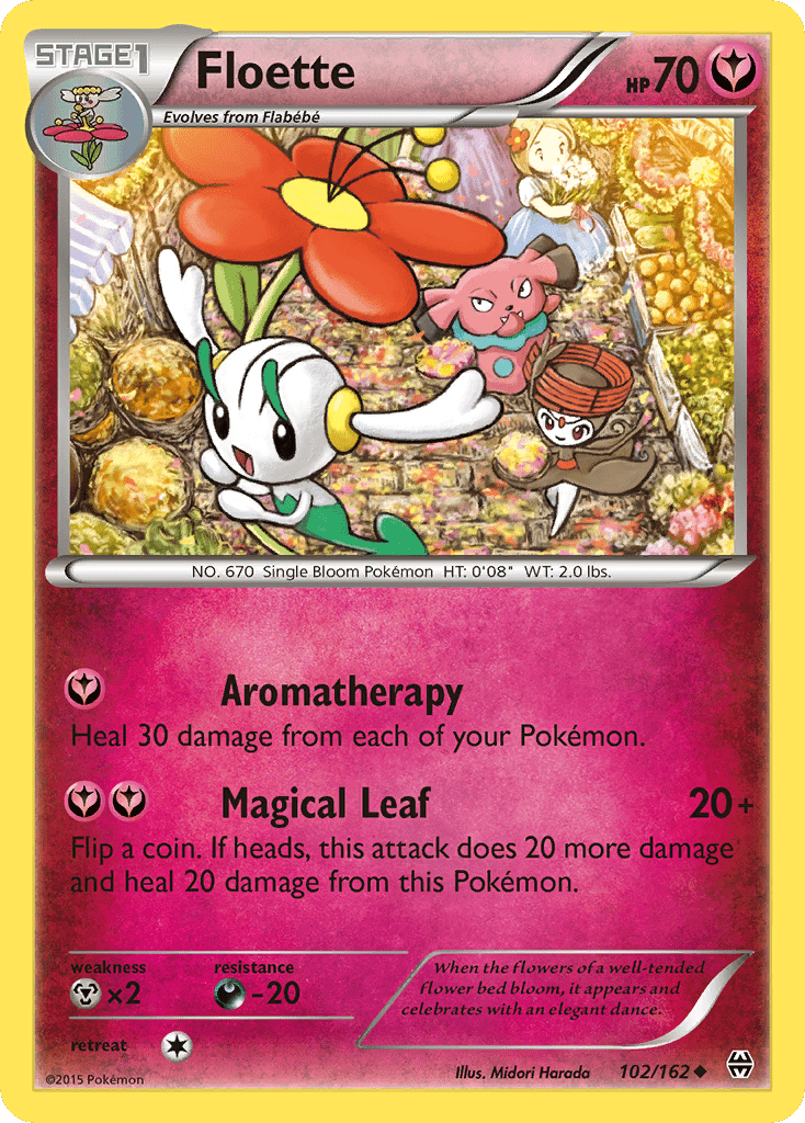 Floette (102/162) [XY: BREAKthrough] Pokemon Single Pokémon  | Multizone: Comics And Games