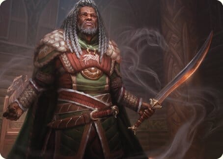Theoden, King of Rohan Art Card [The Lord of the Rings: Tales of Middle-earth Art Series] MTG Single Magic: The Gathering  | Multizone: Comics And Games