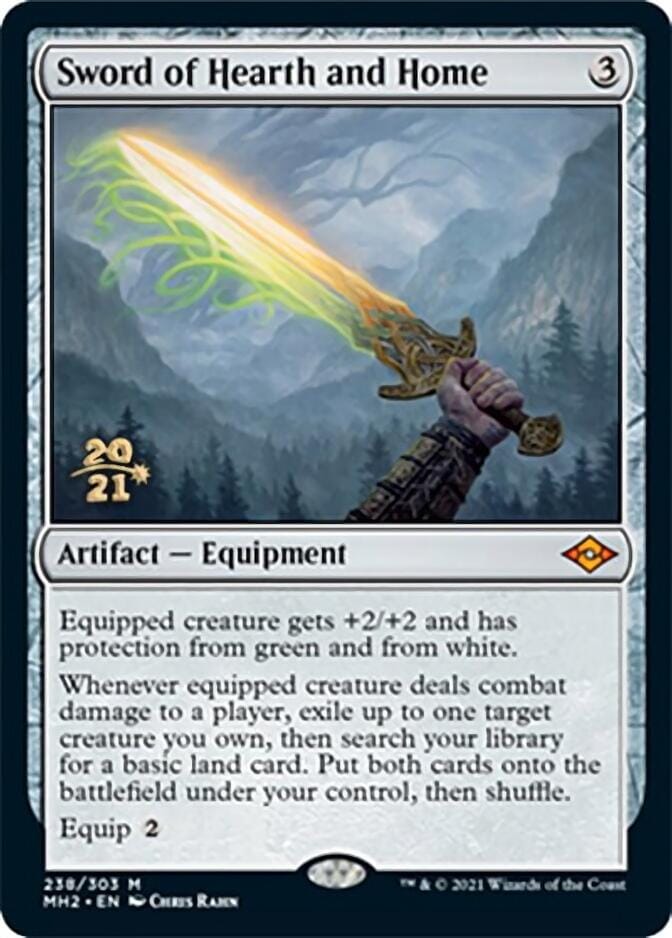 Sword of Hearth and Home [Modern Horizons 2 Prerelease Promos] MTG Single Magic: The Gathering  | Multizone: Comics And Games