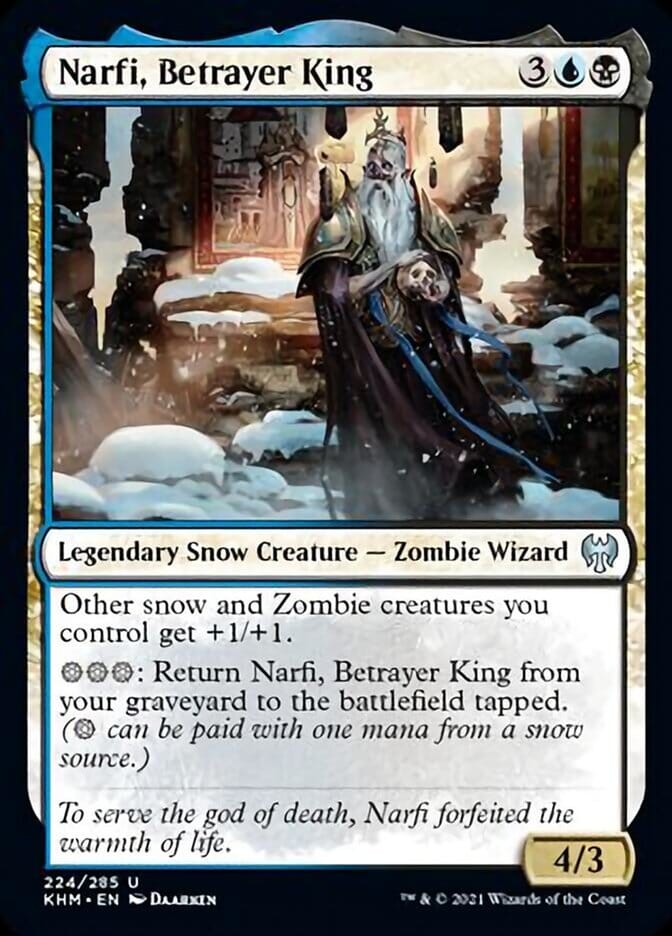 Narfi, Betrayer King [Kaldheim] MTG Single Magic: The Gathering  | Multizone: Comics And Games