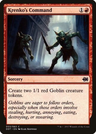 Krenko's Command [Duel Decks: Merfolk vs. Goblins] MTG Single Magic: The Gathering  | Multizone: Comics And Games