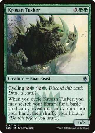 Krosan Tusker [Masters 25] MTG Single Magic: The Gathering  | Multizone: Comics And Games