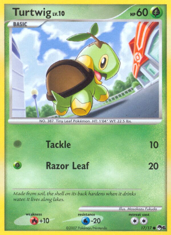 Turtwig (17/17) [POP Series 6] Pokemon Single Pokémon  | Multizone: Comics And Games