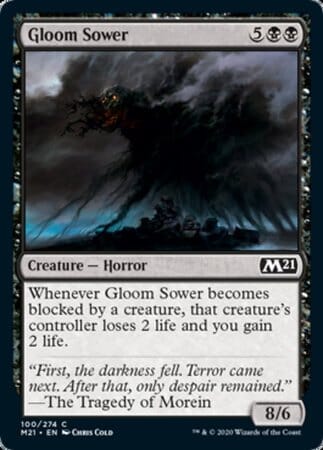 Gloom Sower [Core Set 2021] MTG Single Magic: The Gathering  | Multizone: Comics And Games