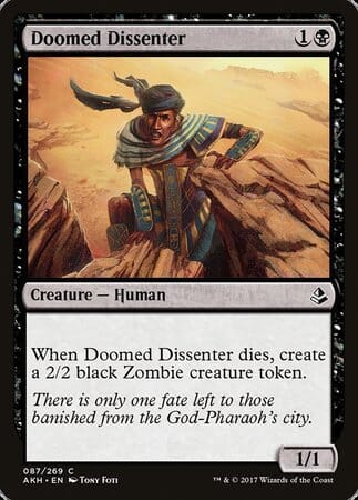 Doomed Dissenter [Amonkhet] MTG Single Magic: The Gathering  | Multizone: Comics And Games