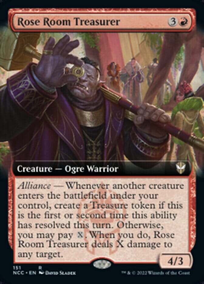 Rose Room Treasurer (Extended Art) [Streets of New Capenna Commander] MTG Single Magic: The Gathering  | Multizone: Comics And Games