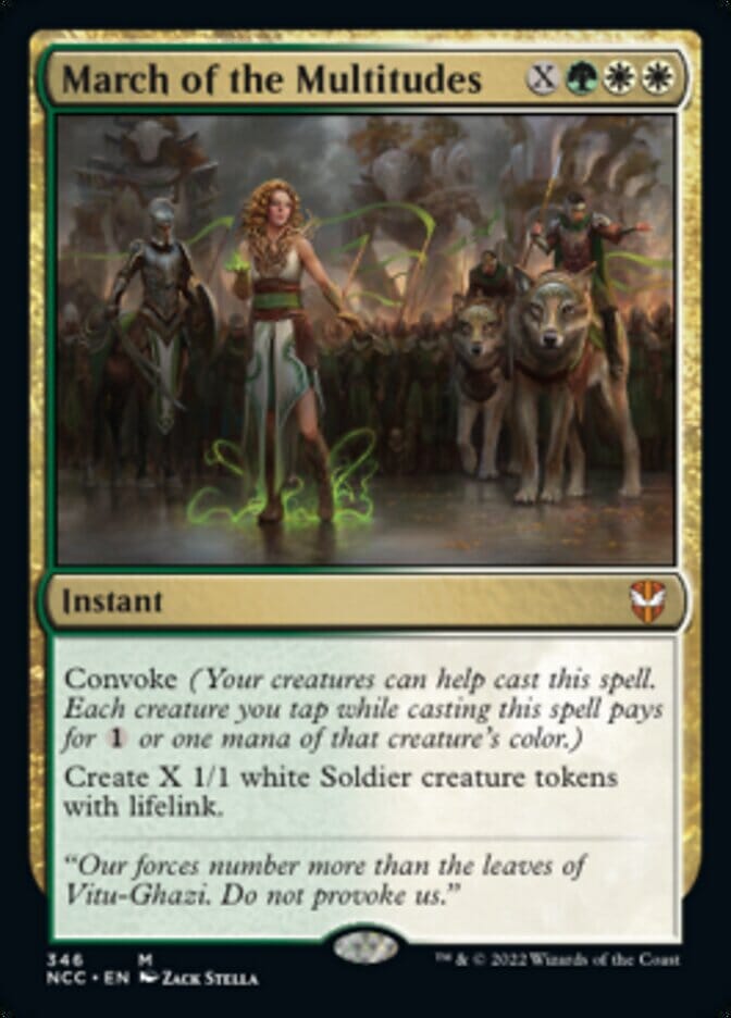 March of the Multitudes [Streets of New Capenna Commander] MTG Single Magic: The Gathering  | Multizone: Comics And Games