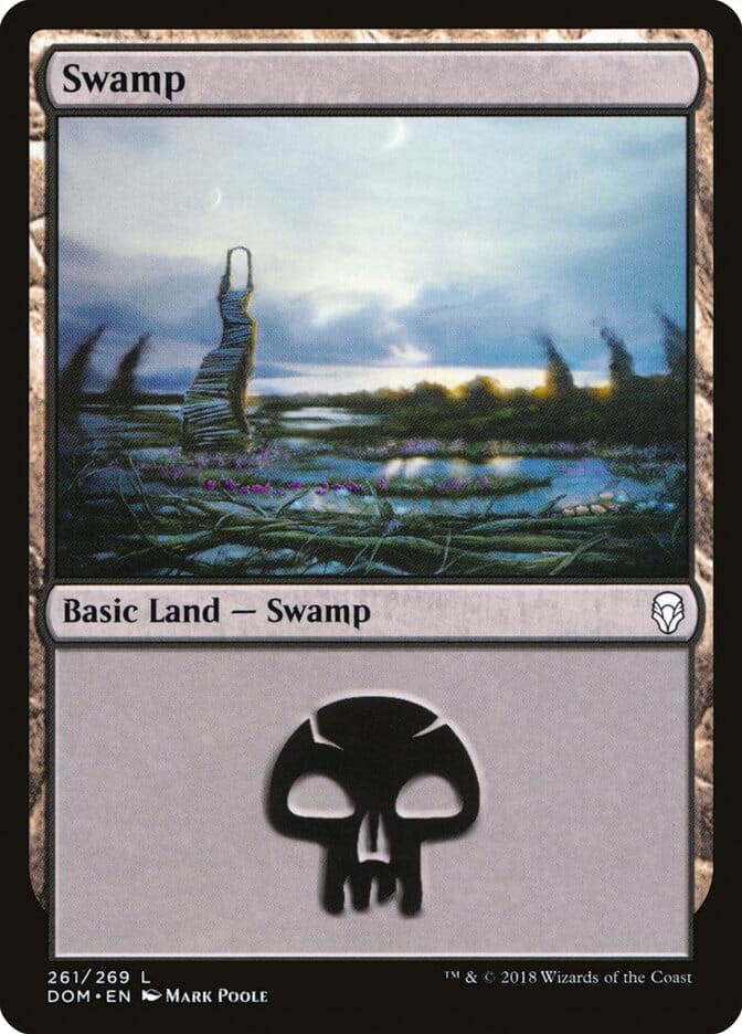 Swamp (261) [Dominaria] MTG Single Magic: The Gathering  | Multizone: Comics And Games