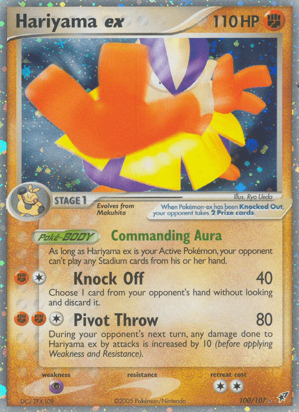 Hariyama ex (100/107) [EX: Deoxys] Pokemon Single Pokémon  | Multizone: Comics And Games