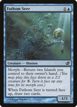 Fathom Seer [Duel Decks: Jace vs. Chandra] MTG Single Magic: The Gathering  | Multizone: Comics And Games