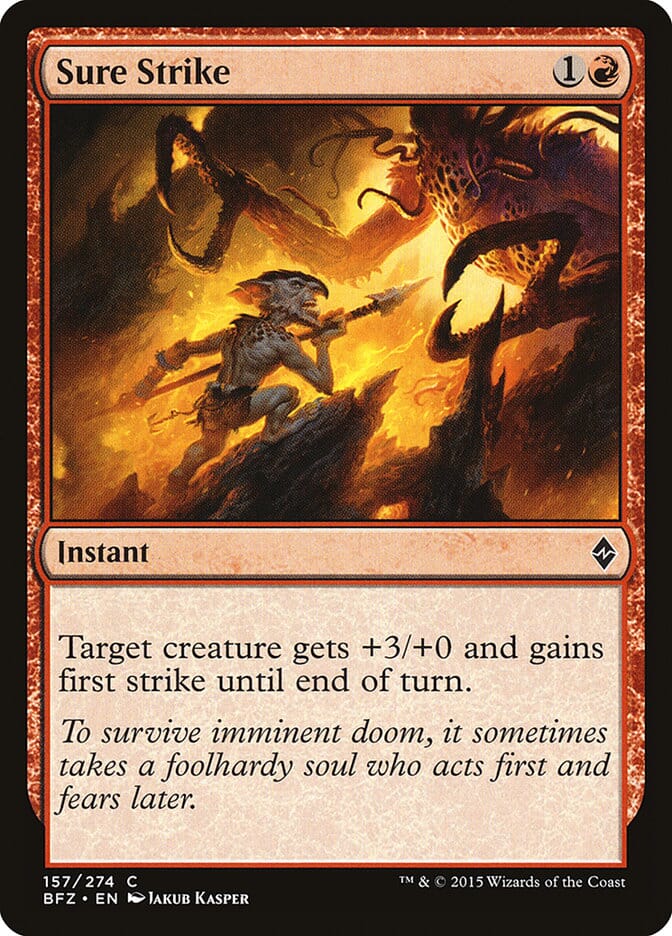 Sure Strike [Battle for Zendikar] MTG Single Magic: The Gathering  | Multizone: Comics And Games