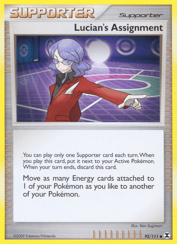 Lucian's Assignment (92/111) [Platinum: Rising Rivals] Pokemon Single Pokémon  | Multizone: Comics And Games