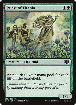 Priest of Titania [Commander 2014] MTG Single Magic: The Gathering  | Multizone: Comics And Games