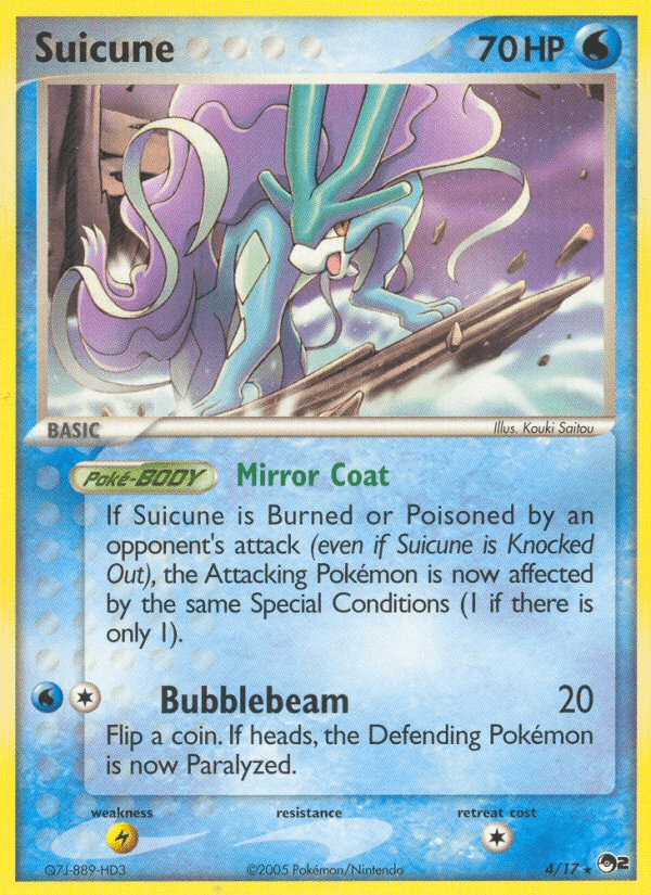 Suicune (4/17) [POP Series 2] Pokemon Single Pokémon  | Multizone: Comics And Games