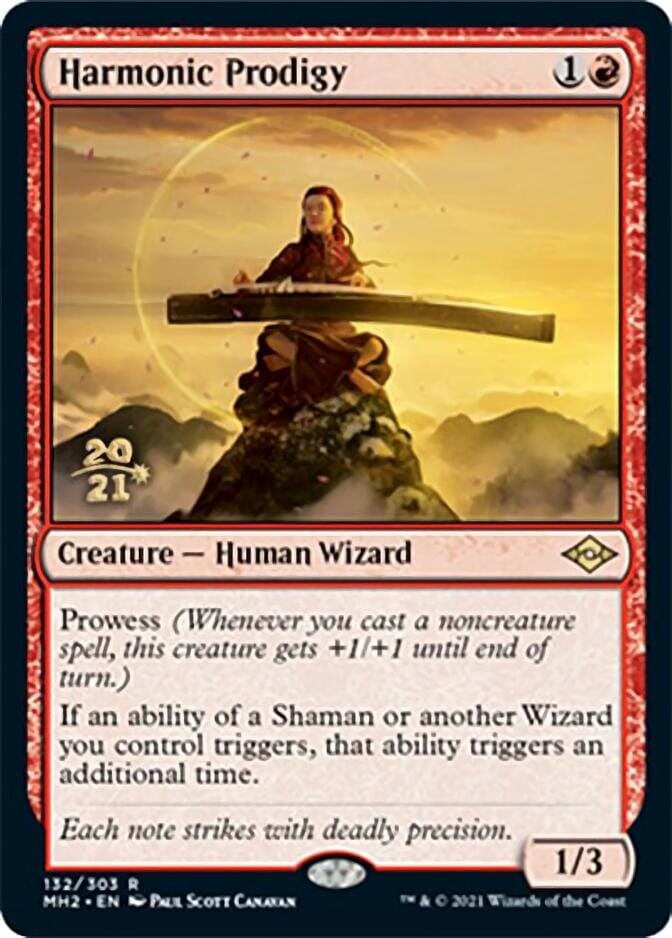 Harmonic Prodigy [Modern Horizons 2 Prerelease Promos] MTG Single Magic: The Gathering  | Multizone: Comics And Games