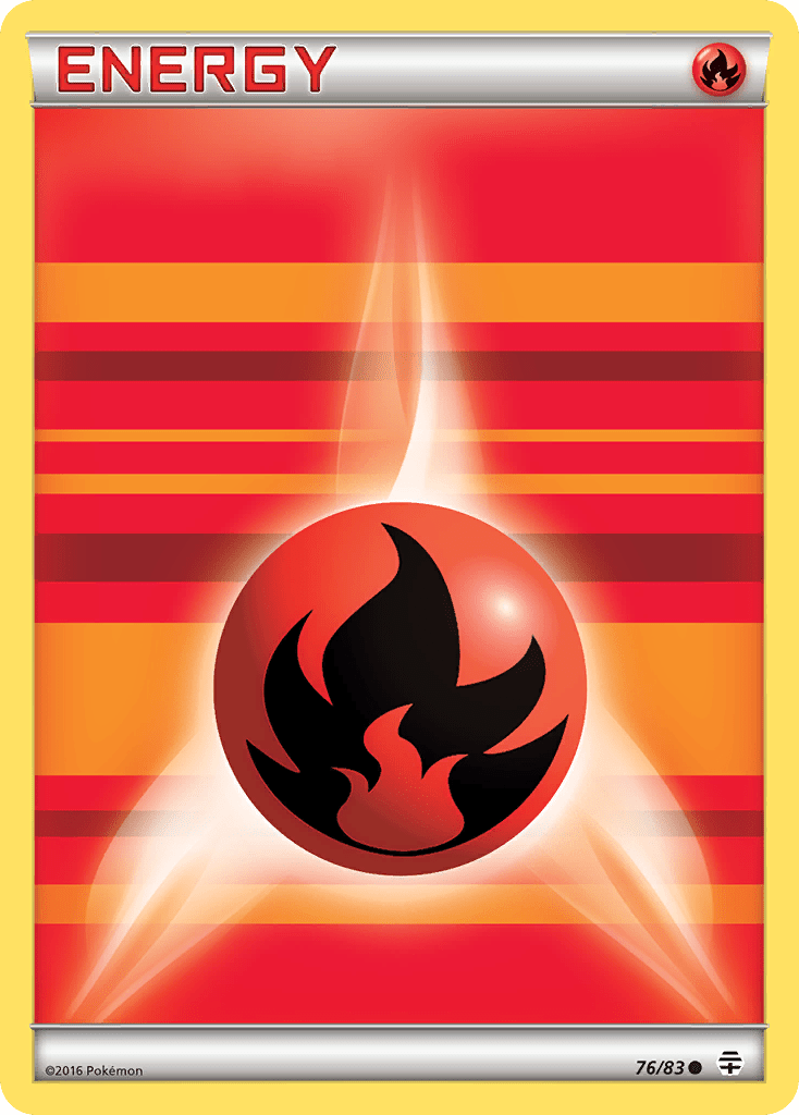 Fire Energy (76/83) [XY: Generations] Pokemon Single Pokémon  | Multizone: Comics And Games