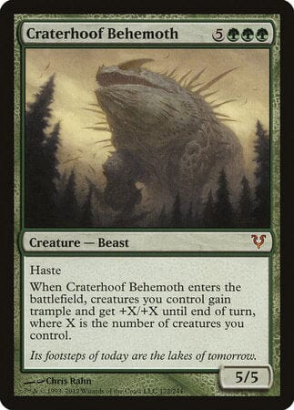 Craterhoof Behemoth [Avacyn Restored] MTG Single Magic: The Gathering  | Multizone: Comics And Games