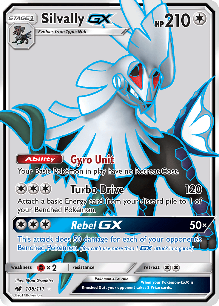 Silvally GX (108/111) [Sun & Moon: Crimson Invasion] Pokemon Single Pokémon  | Multizone: Comics And Games