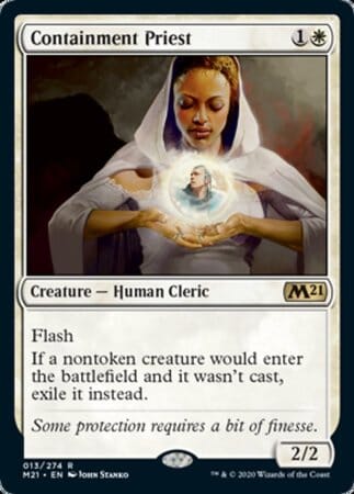 Containment Priest [Core Set 2021] MTG Single Magic: The Gathering  | Multizone: Comics And Games