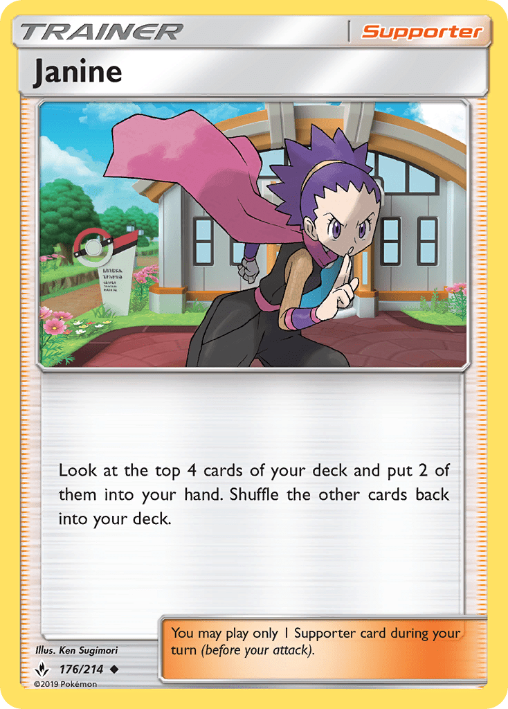 Janine (176/214) [Sun & Moon: Unbroken Bonds] Pokemon Single Pokémon  | Multizone: Comics And Games