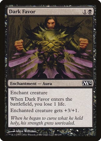 Dark Favor [Magic 2012] MTG Single Magic: The Gathering  | Multizone: Comics And Games