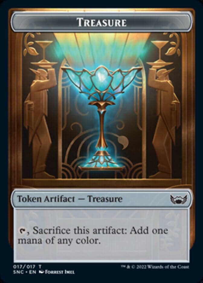 Treasure (017) // Rogue Double-sided Token [Streets of New Capenna Tokens] MTG Single Magic: The Gathering  | Multizone: Comics And Games