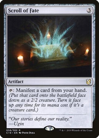 Scroll of Fate [Commander 2019] MTG Single Magic: The Gathering  | Multizone: Comics And Games