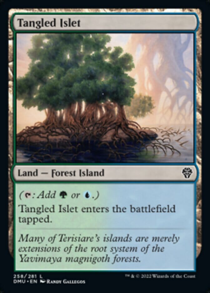 Tangled Islet [Dominaria United] MTG Single Magic: The Gathering  | Multizone: Comics And Games