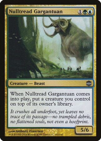 Nulltread Gargantuan [Alara Reborn] MTG Single Magic: The Gathering  | Multizone: Comics And Games