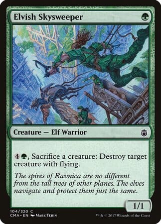 Elvish Skysweeper [Commander Anthology] MTG Single Magic: The Gathering  | Multizone: Comics And Games