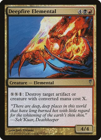 Deepfire Elemental [Coldsnap] MTG Single Magic: The Gathering  | Multizone: Comics And Games