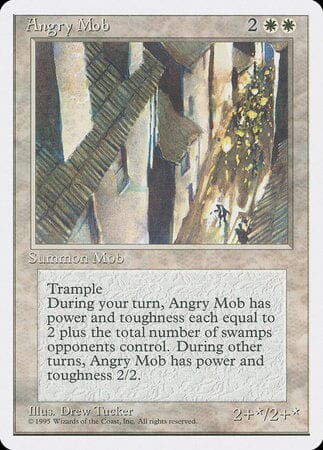 Angry Mob [Fourth Edition] MTG Single Magic: The Gathering  | Multizone: Comics And Games